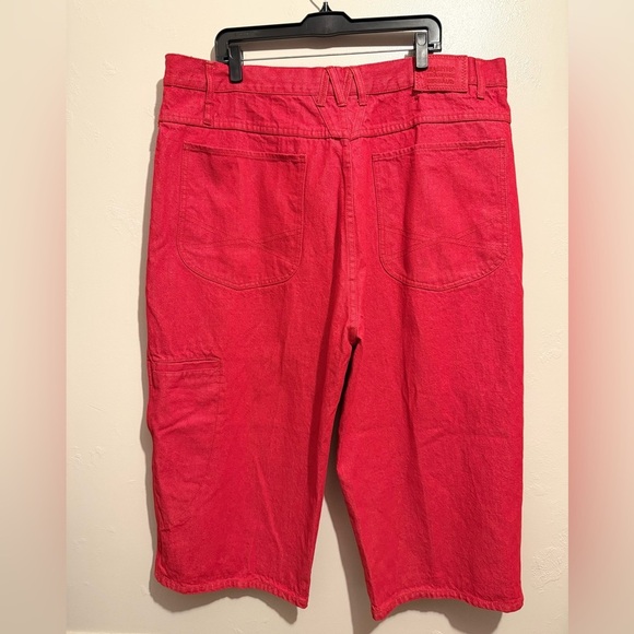 Vtg. Marithe Francois Girbaud 80’s Baggy Jeans Red Size 42 Brand X Authentic Fit - Picture 8 of 16